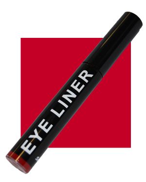 Flytande eyeliner- Röd