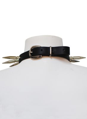 Långa spikes nithalsband-1
