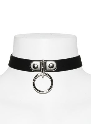 Ring- läder choker III