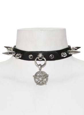 Wicca spiknit choker