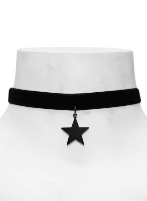 Sammet choker stjärna