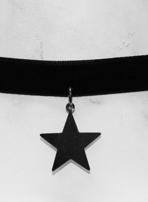 Sammet choker stjärna