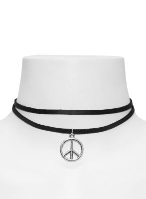 Peace dubbel choker
