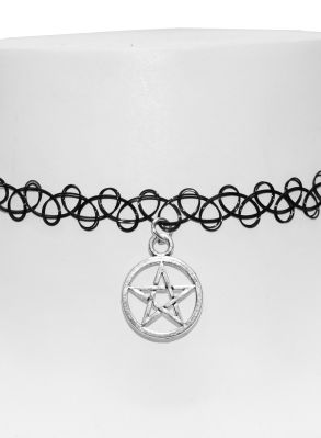 Penta tattoo choker