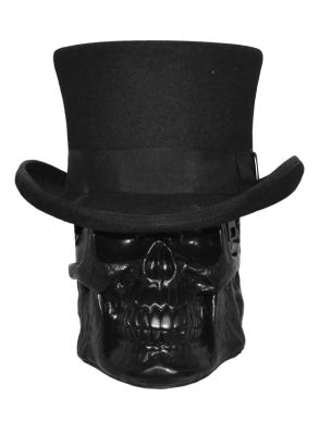 svart topphatt