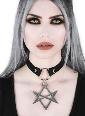 Hexagram choker