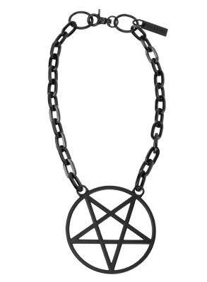 Svart hextasy chain choker