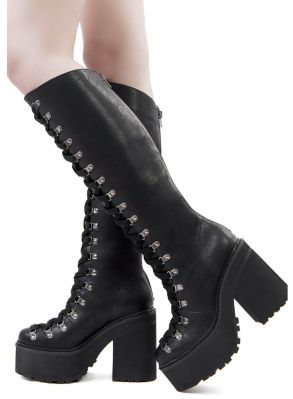 Bloodletting knähöga stövlar