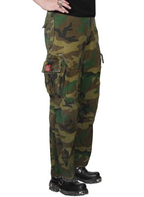 Molecule gröna camo byxor