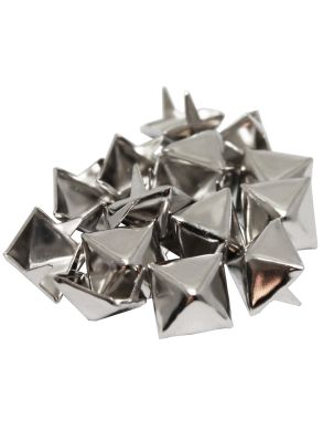 Liten silver pyramid nit