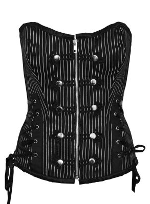 Elegant pinstripe korset 
