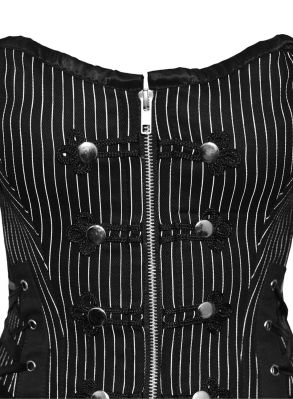 Elegant pinstripe korset 