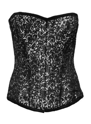 Elegant silver brokad