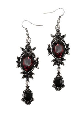 Gotisk blomma örhängen