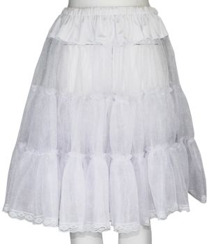 Vit underkjol (lång)