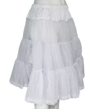 Vit underkjol (lång)