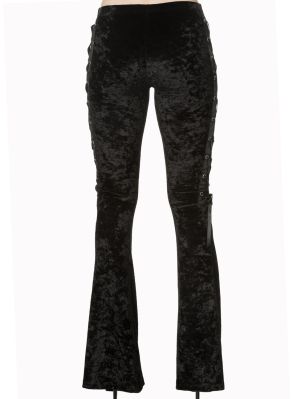 utsvängda sammetsbyxor 