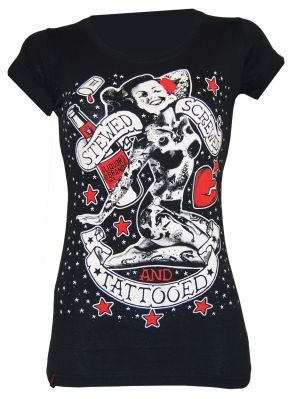 Tattooed Pinup Lady Topp