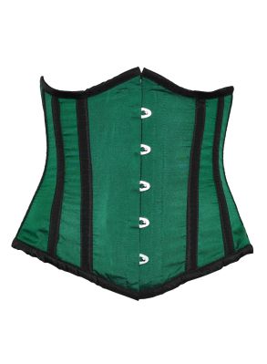 Grön satin underbust