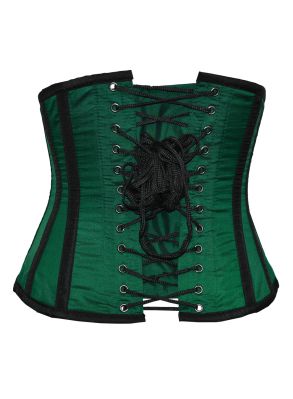 Grön satin underbust