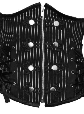 Elegant pinstripe underbust